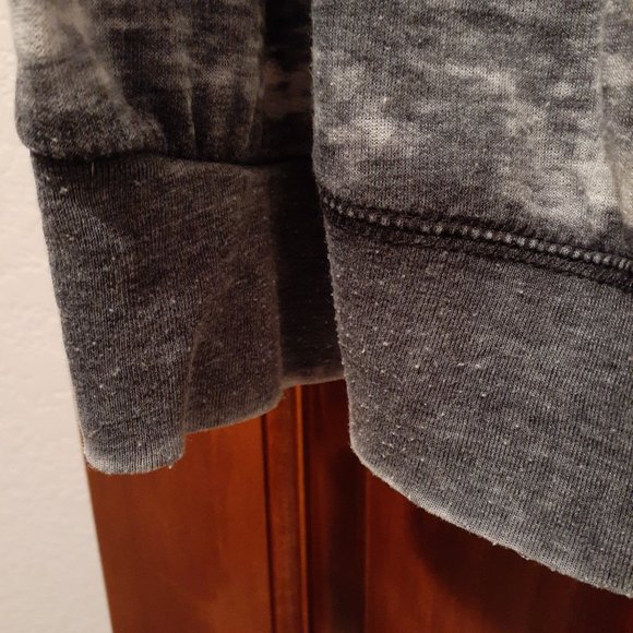 Missouri MU Tigers Distressed Grey Zippered and Hooded Lightweight Jacket - 2XL - Picture 6 of 10